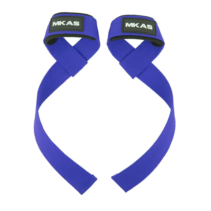 Professional Weight Lifting Wrist Straps with Non-Slip Flex Gel Grip for Bodybuilding and Gym Training