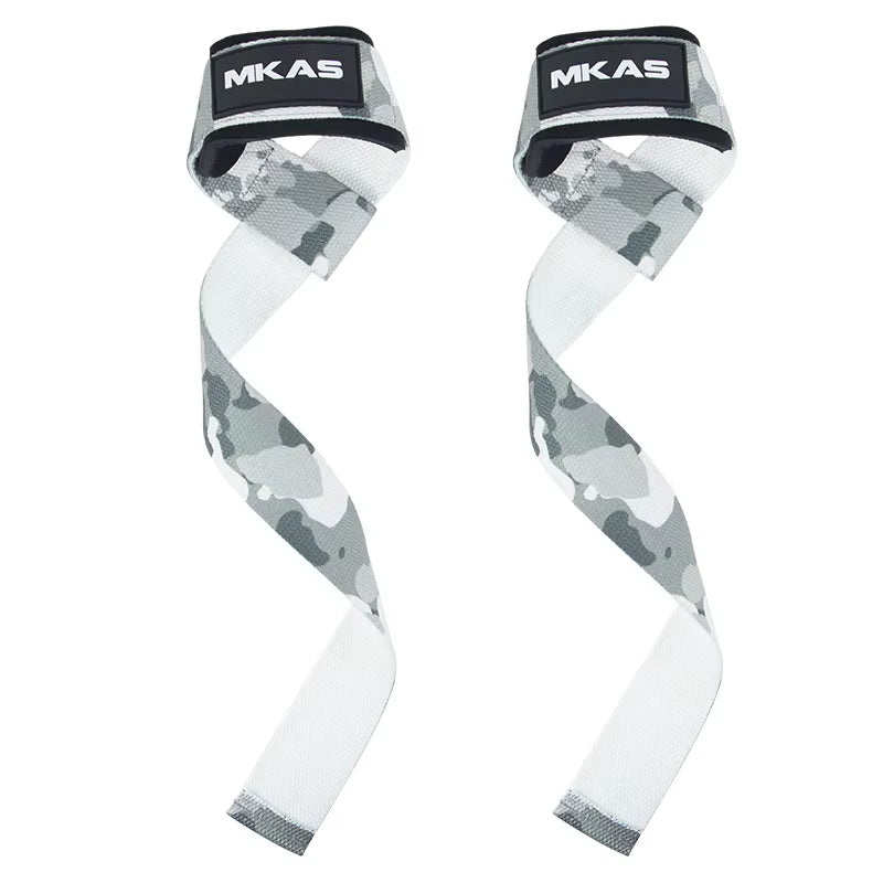 Professional Weight Lifting Wrist Straps with Non-Slip Flex Gel Grip for Bodybuilding and Gym Training