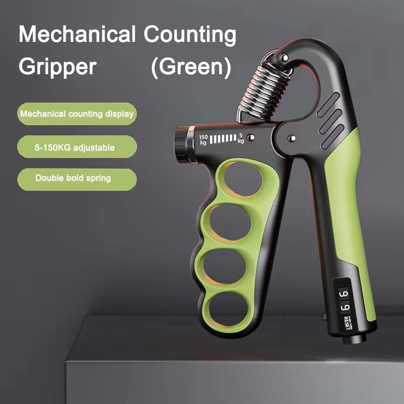 Adjustable Grip Strength Trainer for Muscle Recovery - 5-60/100/150Kg Hand Strengthening Device
