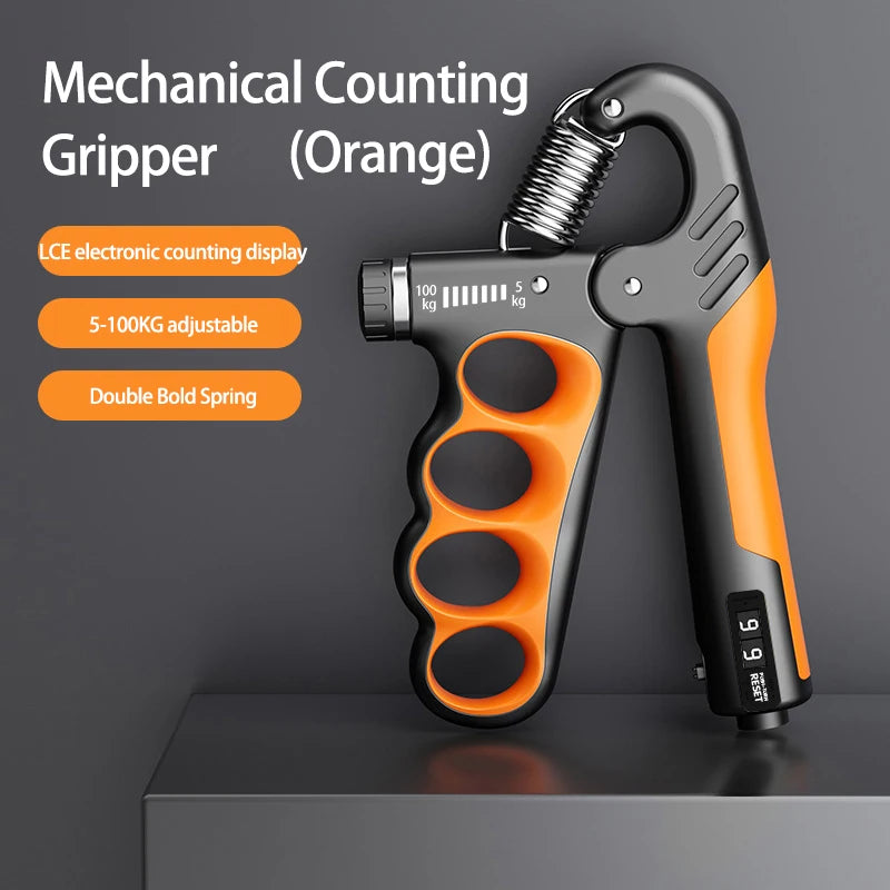 Adjustable Grip Strength Trainer for Muscle Recovery - 5-60/100/150Kg Hand Strengthening Device