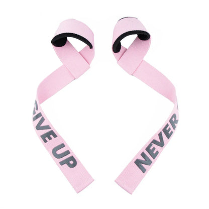 Professional Weight Lifting Wrist Straps with Non-Slip Flex Gel Grip for Bodybuilding and Gym Training