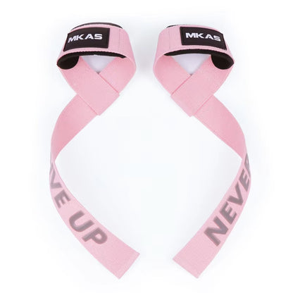 Professional Weight Lifting Wrist Straps with Non-Slip Flex Gel Grip for Bodybuilding and Gym Training