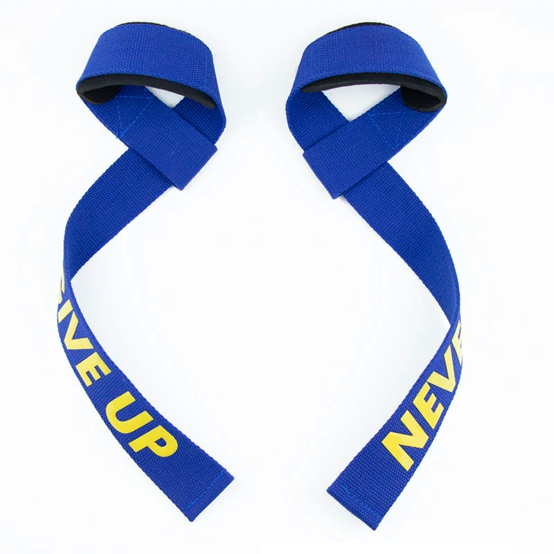 Professional Weight Lifting Wrist Straps with Non-Slip Flex Gel Grip for Bodybuilding and Gym Training