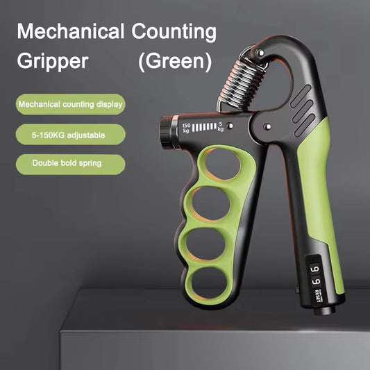 Adjustable Grip Strength Trainer for Muscle Recovery - 5-60/100/150Kg Hand Strengthening Device