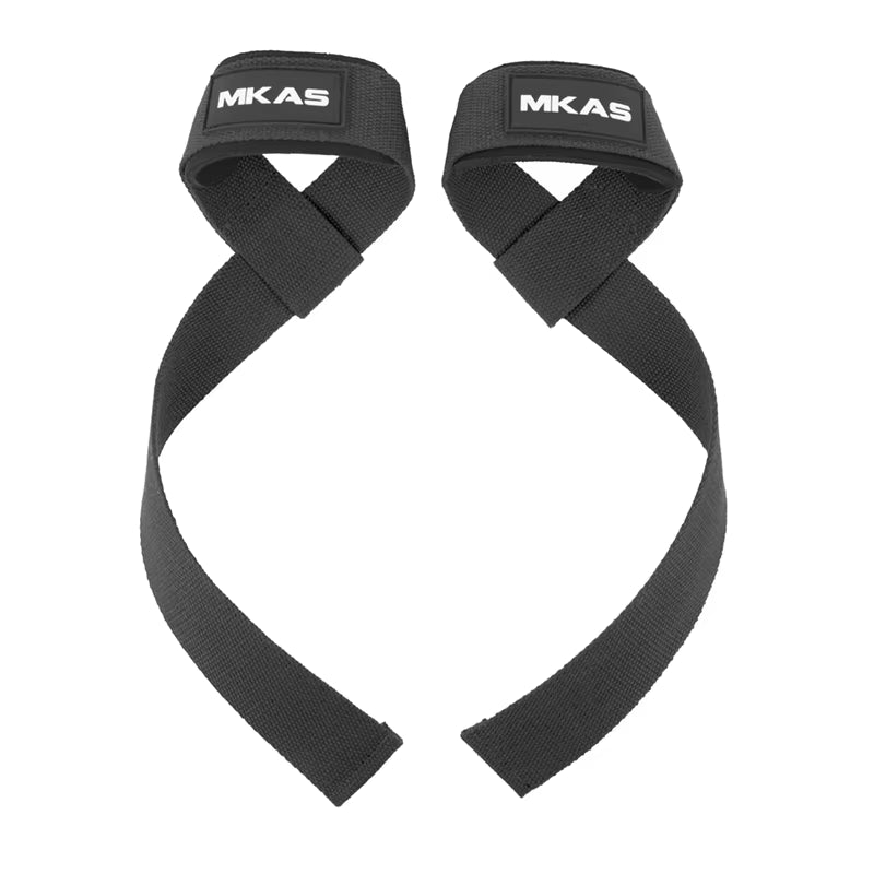 Professional Weight Lifting Wrist Straps with Non-Slip Flex Gel Grip for Bodybuilding and Gym Training