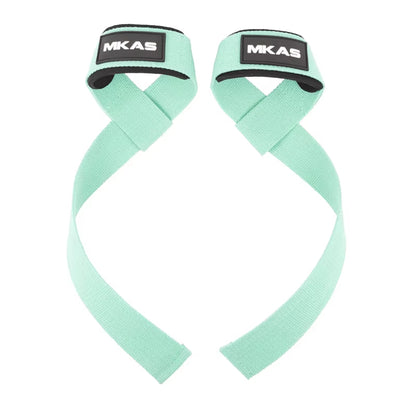 Professional Weight Lifting Wrist Straps with Non-Slip Flex Gel Grip for Bodybuilding and Gym Training