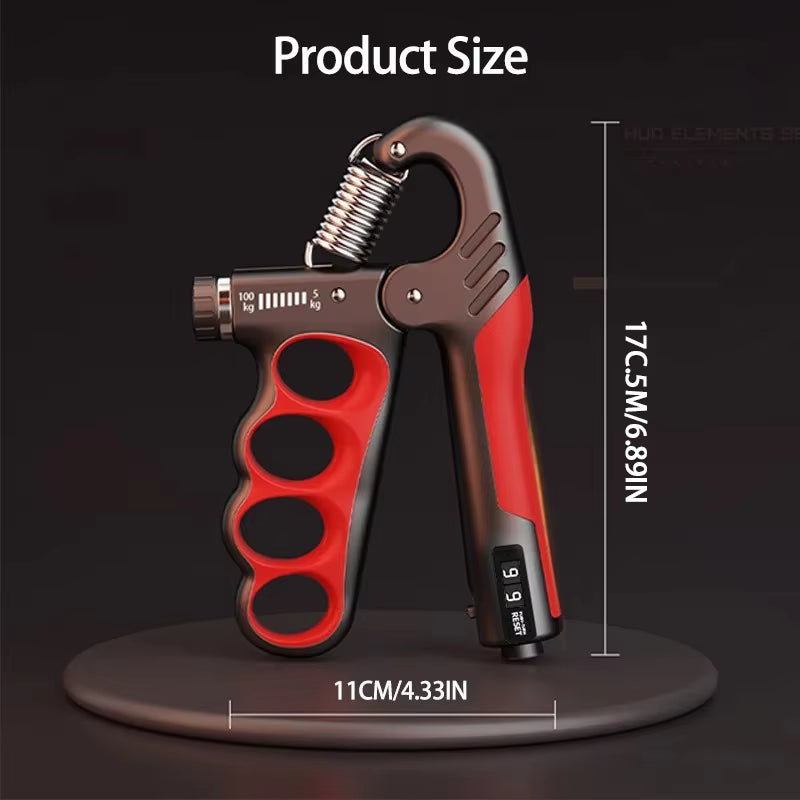 Adjustable Grip Strength Trainer for Muscle Recovery - 5-60/100/150Kg Hand Strengthening Device